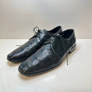 Prada Milano Men’s Dress Shoes – Size 42.5 (9½ US) – Black Perforated Leather